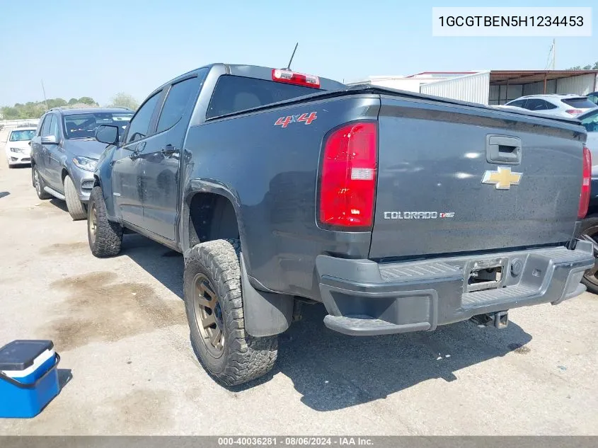 2017 Chevrolet Colorado Wt VIN: 1GCGTBEN5H1234453 Lot: 40036281