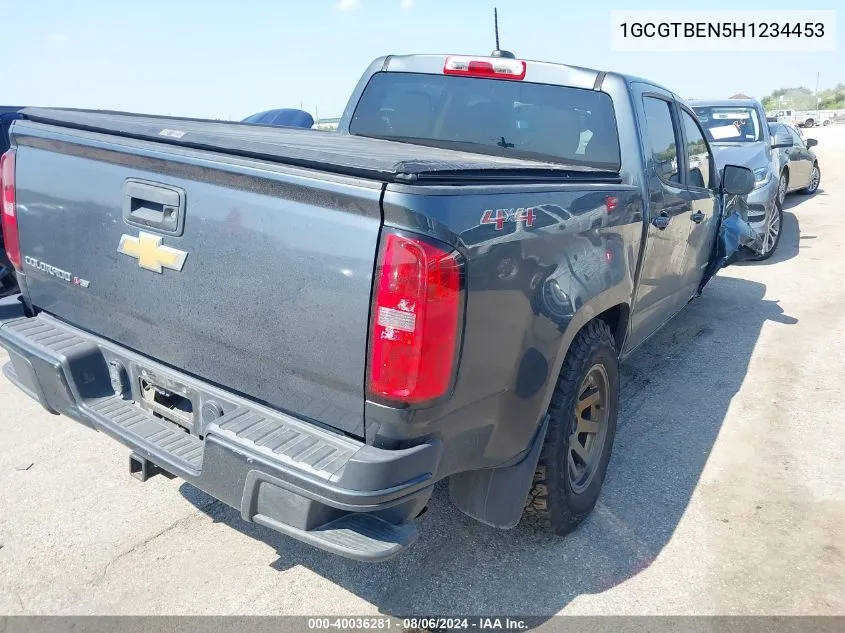 2017 Chevrolet Colorado Wt VIN: 1GCGTBEN5H1234453 Lot: 40036281