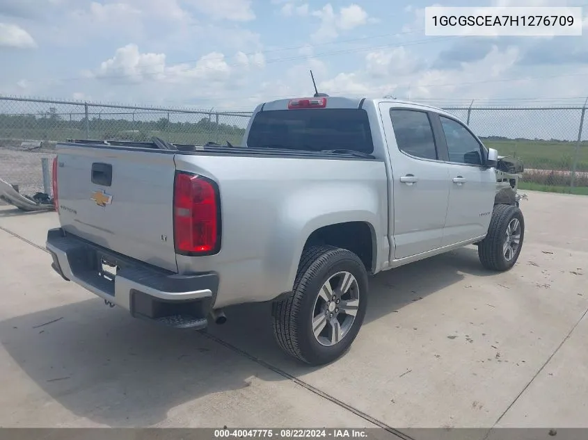 2017 Chevrolet Colorado Lt VIN: 1GCGSCEA7H1276709 Lot: 40047775