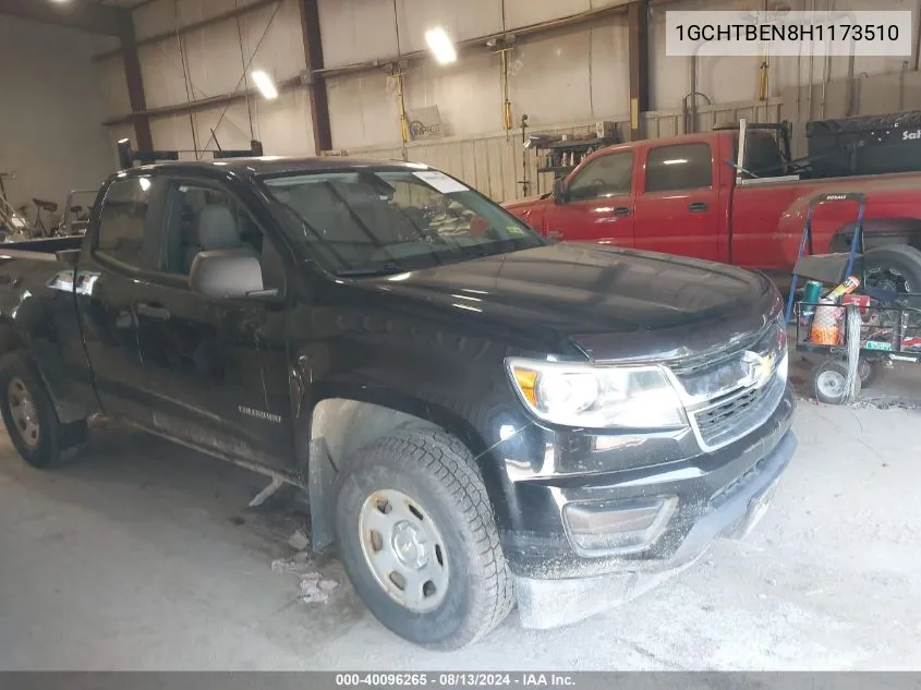 1GCHTBEN8H1173510 2017 Chevrolet Colorado Wt