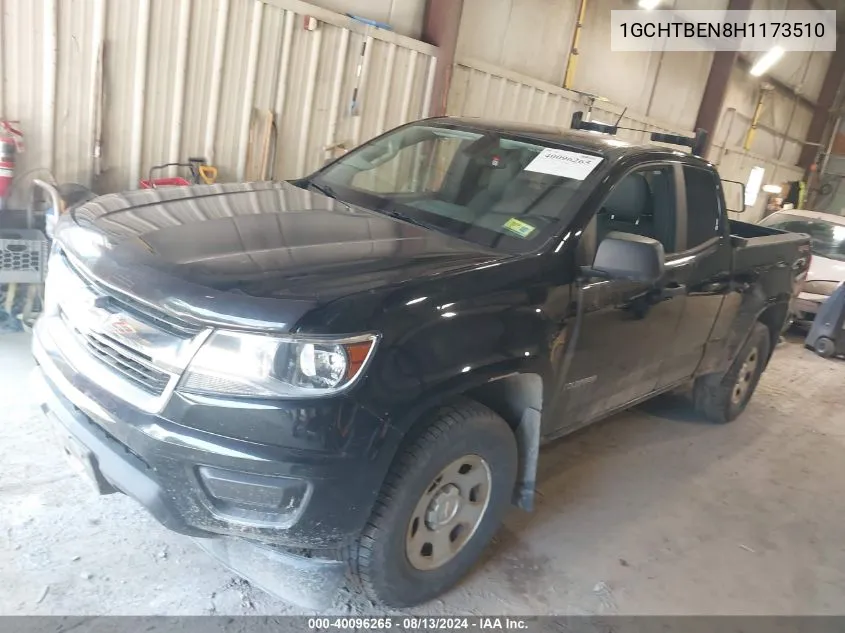 1GCHTBEN8H1173510 2017 Chevrolet Colorado Wt