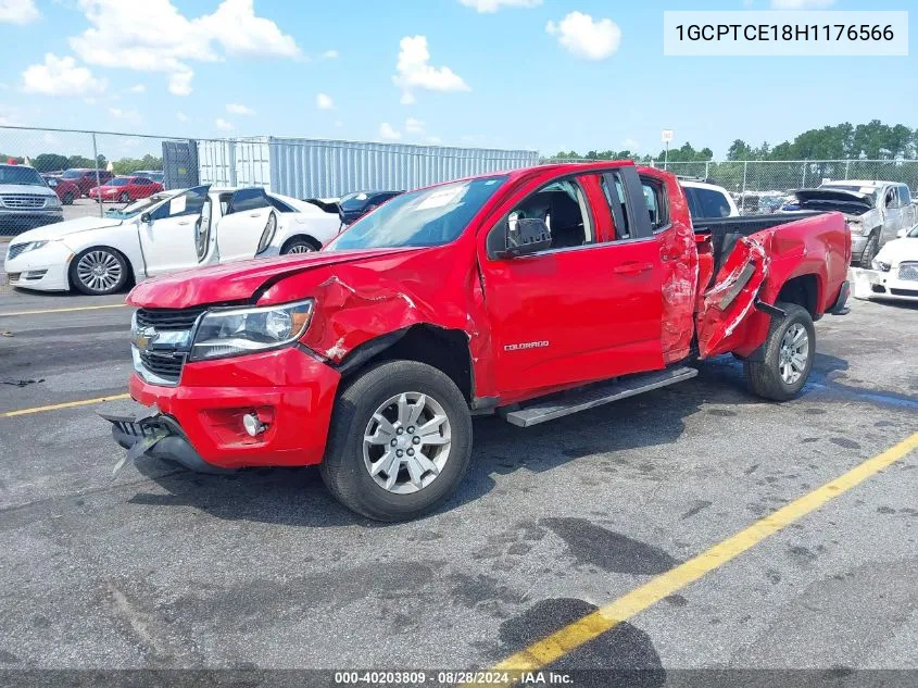 1GCPTCE18H1176566 2017 Chevrolet Colorado Lt