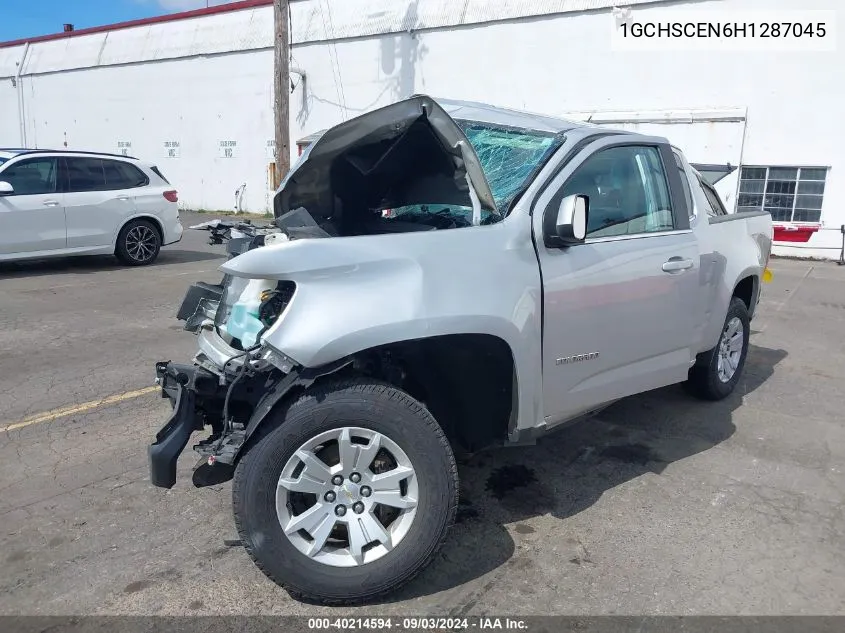 2017 Chevrolet Colorado Lt VIN: 1GCHSCEN6H1287045 Lot: 40214594