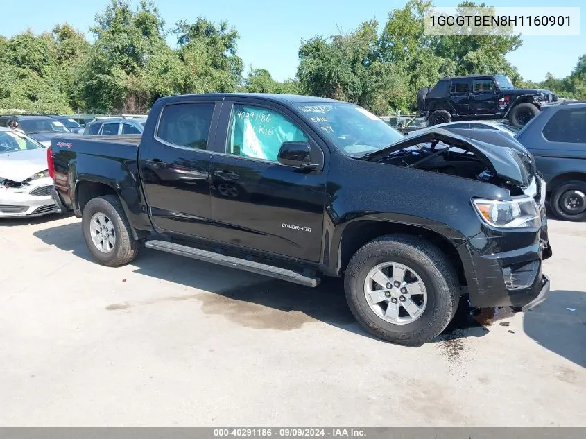 2017 Chevrolet Colorado Wt VIN: 1GCGTBEN8H1160901 Lot: 40291186