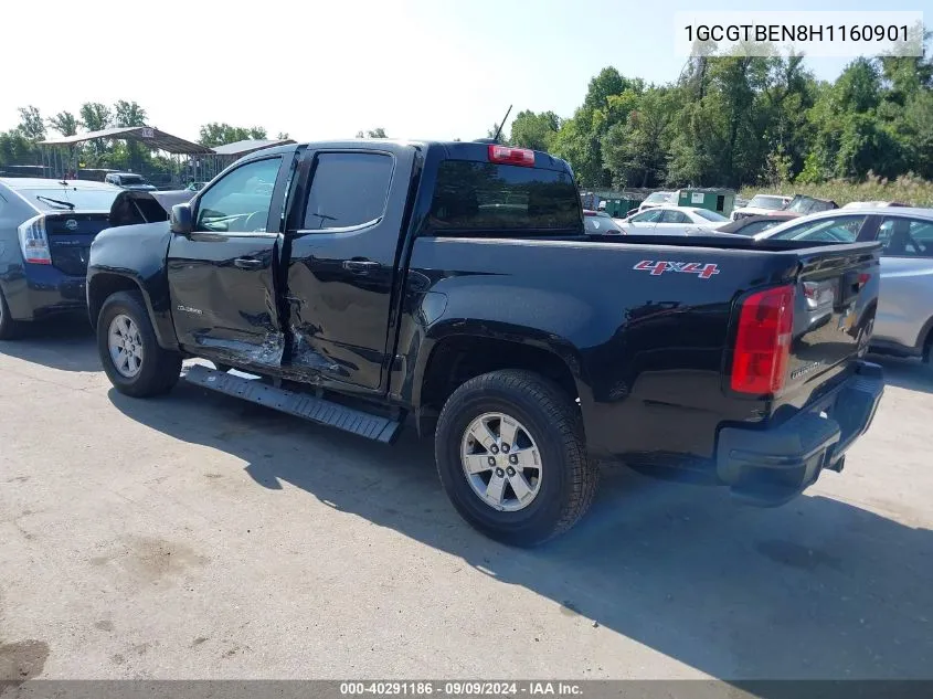 2017 Chevrolet Colorado Wt VIN: 1GCGTBEN8H1160901 Lot: 40291186