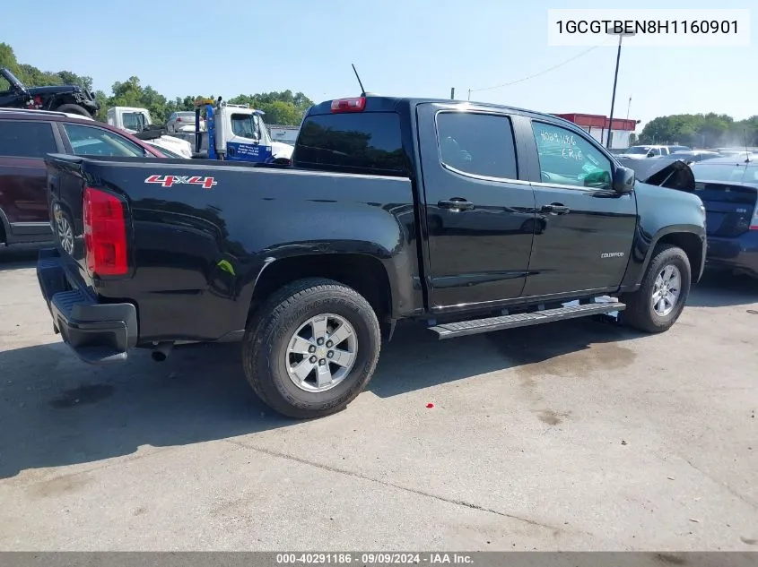 2017 Chevrolet Colorado Wt VIN: 1GCGTBEN8H1160901 Lot: 40291186