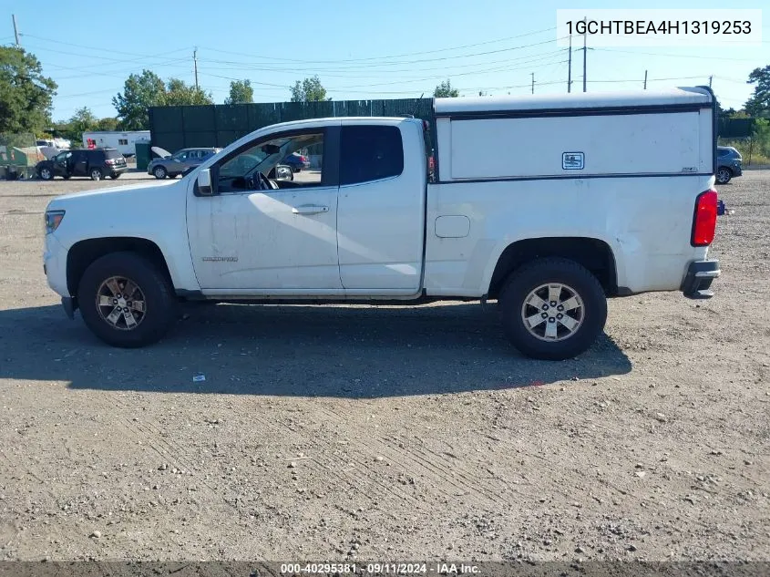 2017 Chevrolet Colorado Wt VIN: 1GCHTBEA4H1319253 Lot: 40295381