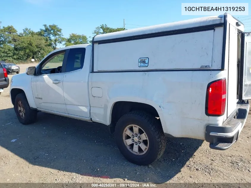 2017 Chevrolet Colorado Wt VIN: 1GCHTBEA4H1319253 Lot: 40295381