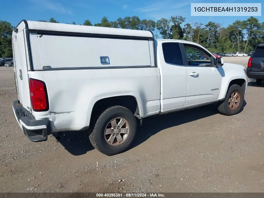 2017 Chevrolet Colorado Wt VIN: 1GCHTBEA4H1319253 Lot: 40295381