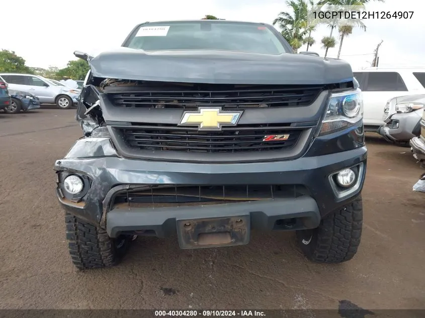 2017 Chevrolet Colorado Z71 VIN: 1GCPTDE12H1264907 Lot: 40304280