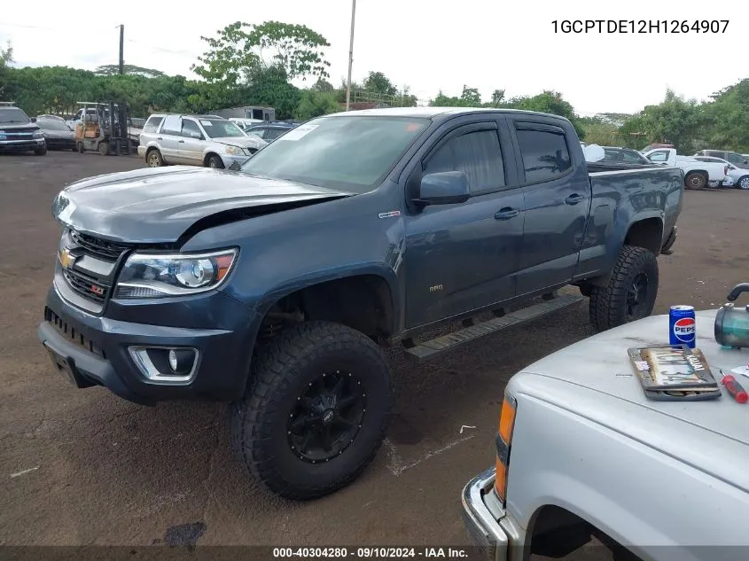 2017 Chevrolet Colorado Z71 VIN: 1GCPTDE12H1264907 Lot: 40304280