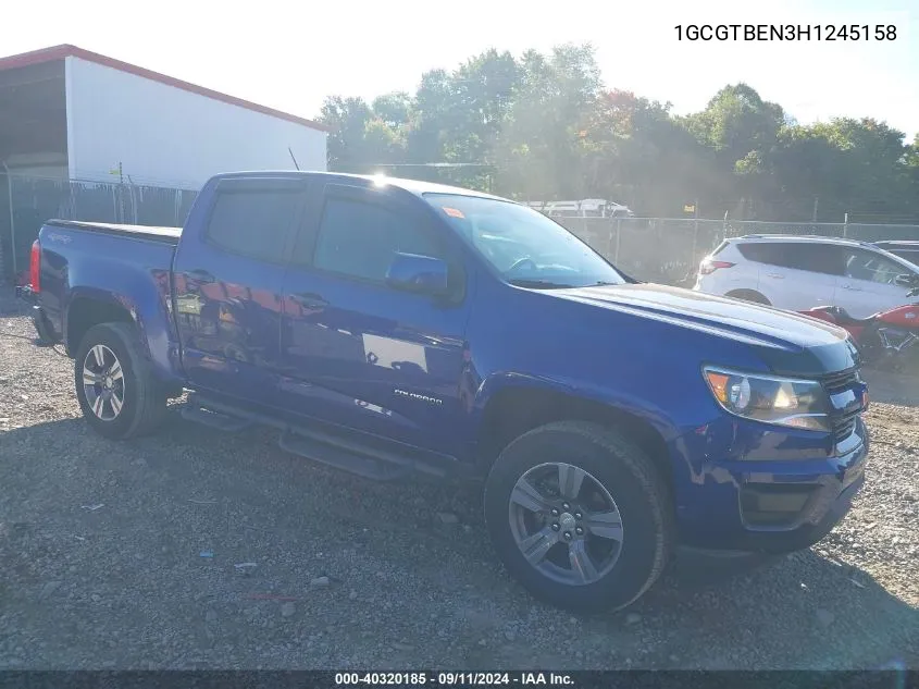 1GCGTBEN3H1245158 2017 Chevrolet Colorado Wt