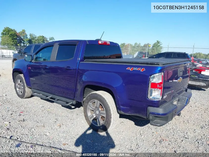 1GCGTBEN3H1245158 2017 Chevrolet Colorado Wt