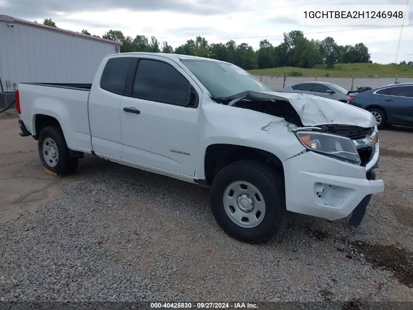 2017 Chevrolet Colorado Wt VIN: 1GCHTBEA2H1246948 Lot: 40425830