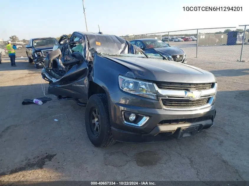 1GCGTCEN6H1294201 2017 Chevrolet Colorado Lt