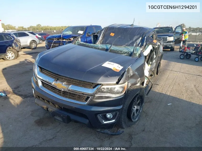 1GCGTCEN6H1294201 2017 Chevrolet Colorado Lt