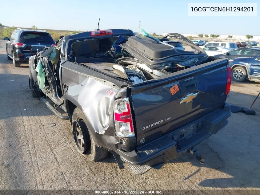 1GCGTCEN6H1294201 2017 Chevrolet Colorado Lt