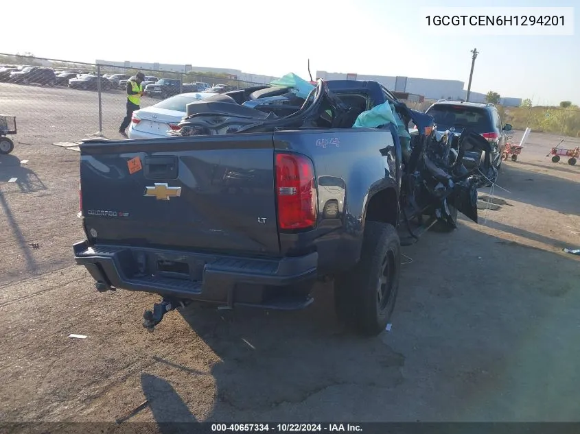 1GCGTCEN6H1294201 2017 Chevrolet Colorado Lt