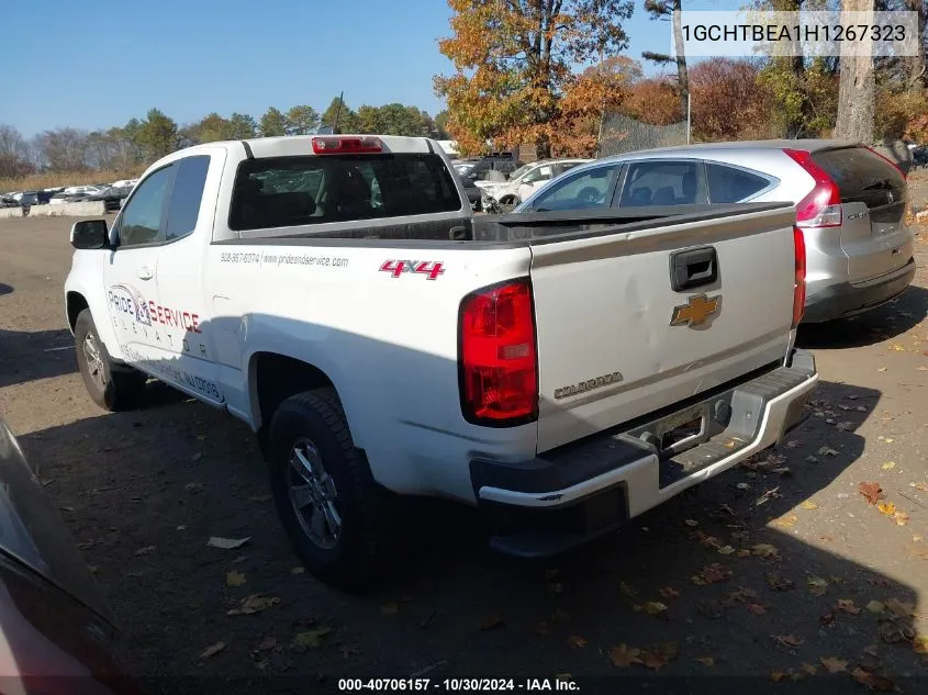 2017 Chevrolet Colorado Wt VIN: 1GCHTBEA1H1267323 Lot: 40706157