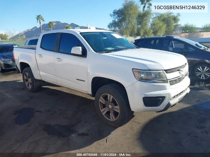 2017 Chevrolet Colorado Wt VIN: 1GCGSBEN5H1246329 Lot: 40765048