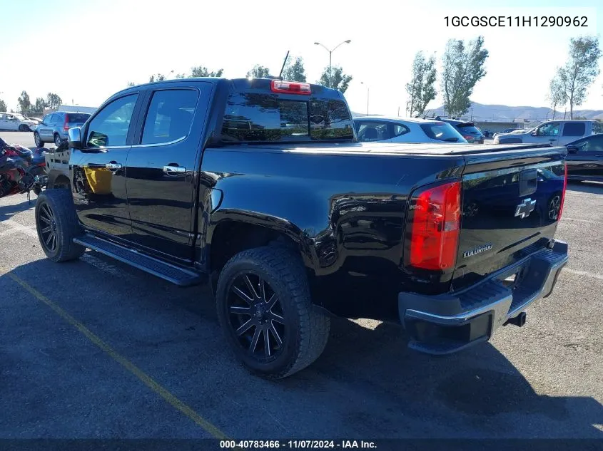 2017 Chevrolet Colorado 2Wd Lt VIN: 1GCGSCE11H1290962 Lot: 40783466