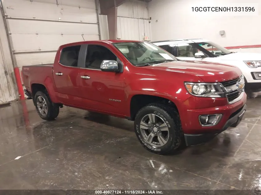 2017 Chevrolet Colorado Lt VIN: 1GCGTCEN0H1331596 Lot: 40877124