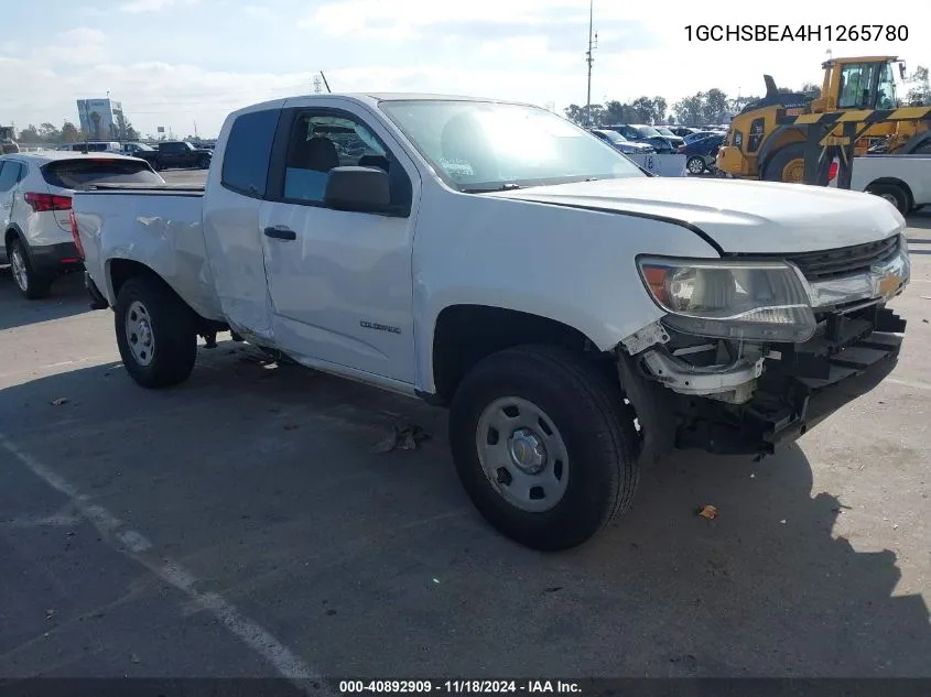 2017 Chevrolet Colorado Wt VIN: 1GCHSBEA4H1265780 Lot: 40892909