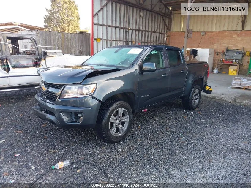 2017 Chevrolet Colorado Wt VIN: 1GCGTBEN6H1316899 Lot: 40898223