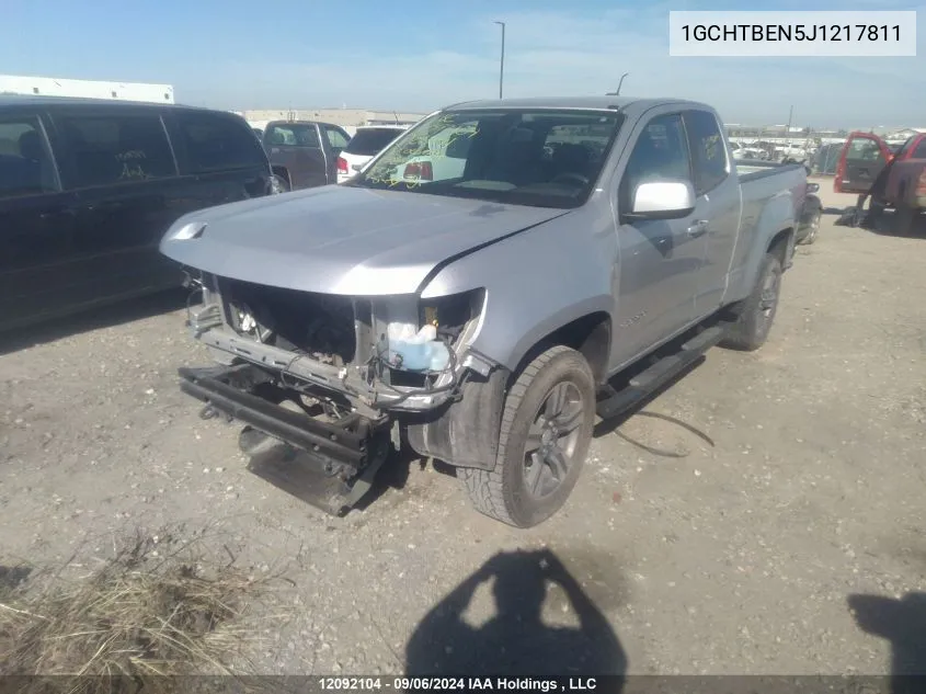 2018 Chevrolet Colorado VIN: 1GCHTBEN5J1217811 Lot: 12092104