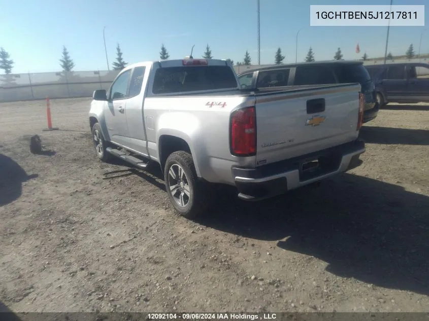 2018 Chevrolet Colorado VIN: 1GCHTBEN5J1217811 Lot: 12092104