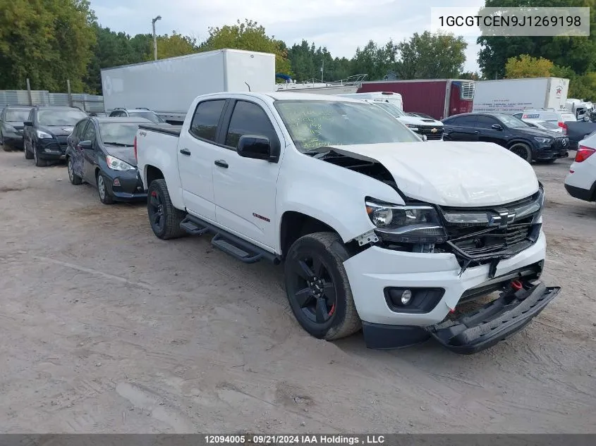 2018 Chevrolet Colorado VIN: 1GCGTCEN9J1269198 Lot: 12094005