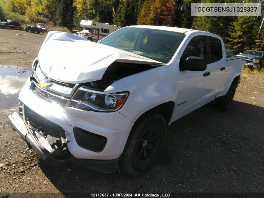 1GCGTBEN5J1328337 2018 Chevrolet Colorado