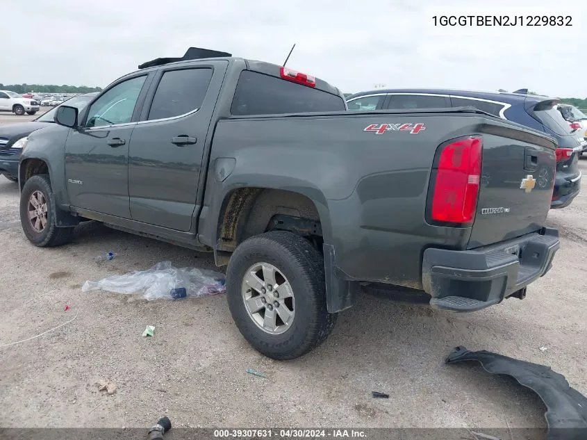 1GCGTBEN2J1229832 2018 Chevrolet Colorado Wt