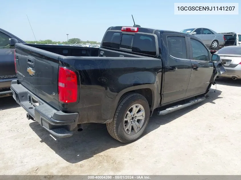 2018 Chevrolet Colorado Lt VIN: 1GCGSCEN9J1141207 Lot: 40004398