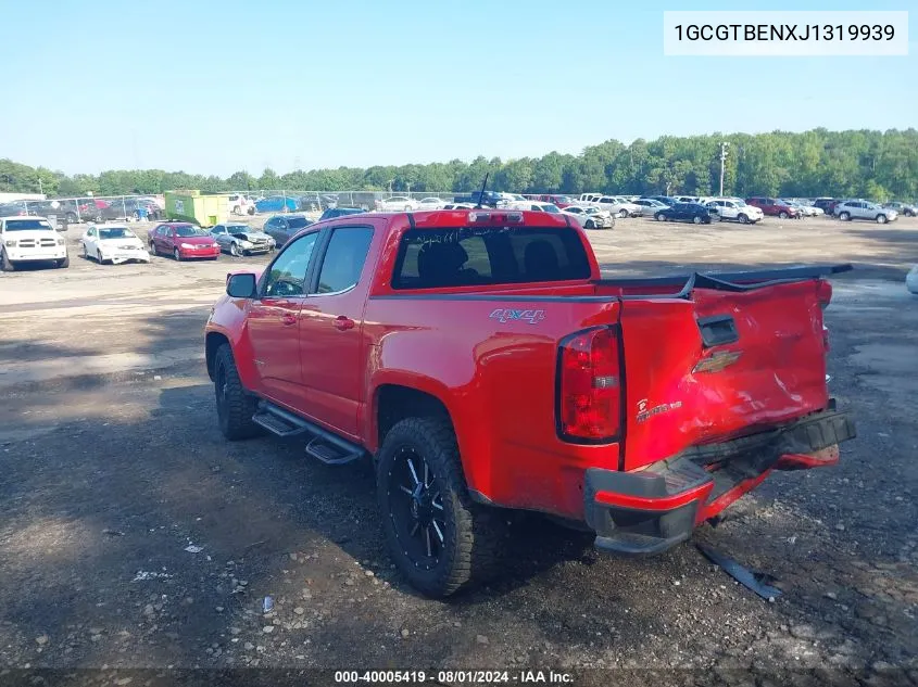 2018 Chevrolet Colorado Wt VIN: 1GCGTBENXJ1319939 Lot: 40005419