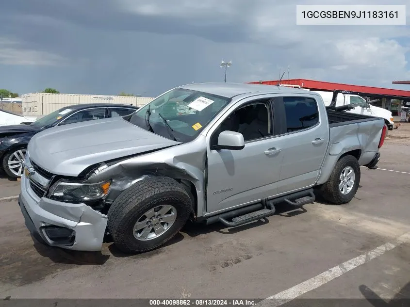 2018 Chevrolet Colorado Wt VIN: 1GCGSBEN9J1183161 Lot: 40098862