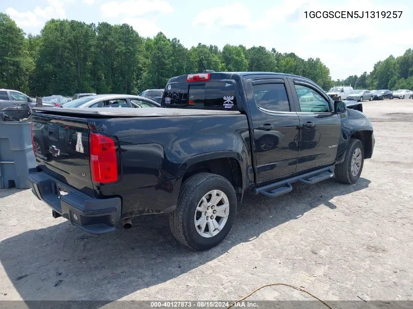 1GCGSCEN5J1319257 2018 Chevrolet Colorado Lt