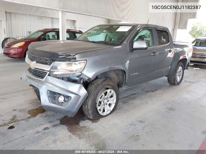 1GCGSCEN0J1182387 2018 Chevrolet Colorado Lt