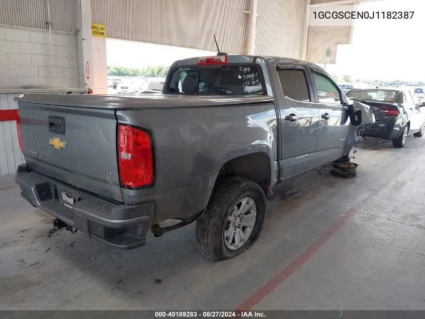 1GCGSCEN0J1182387 2018 Chevrolet Colorado Lt