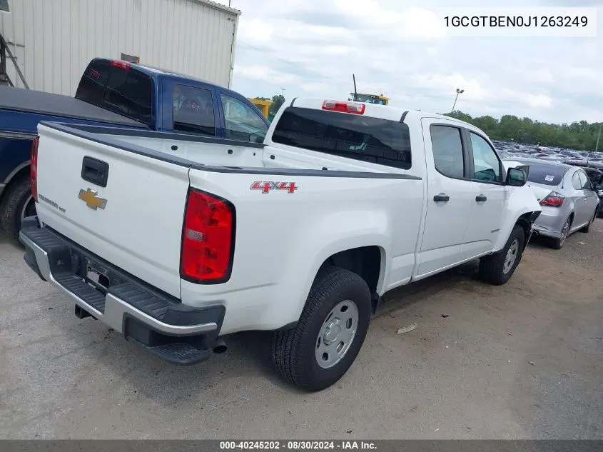 2018 Chevrolet Colorado Wt VIN: 1GCGTBEN0J1263249 Lot: 40245202