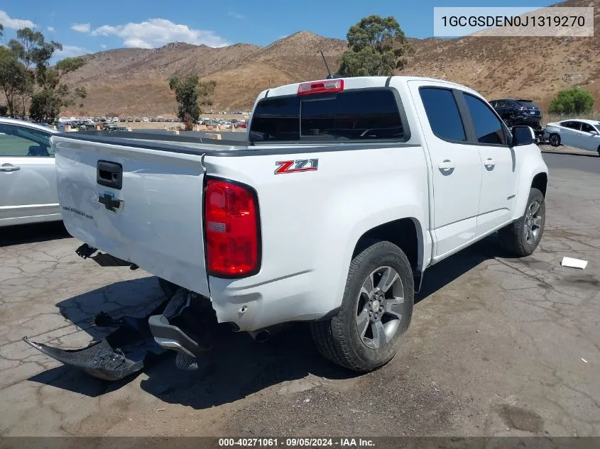 2018 Chevrolet Colorado Z71 VIN: 1GCGSDEN0J1319270 Lot: 40271061