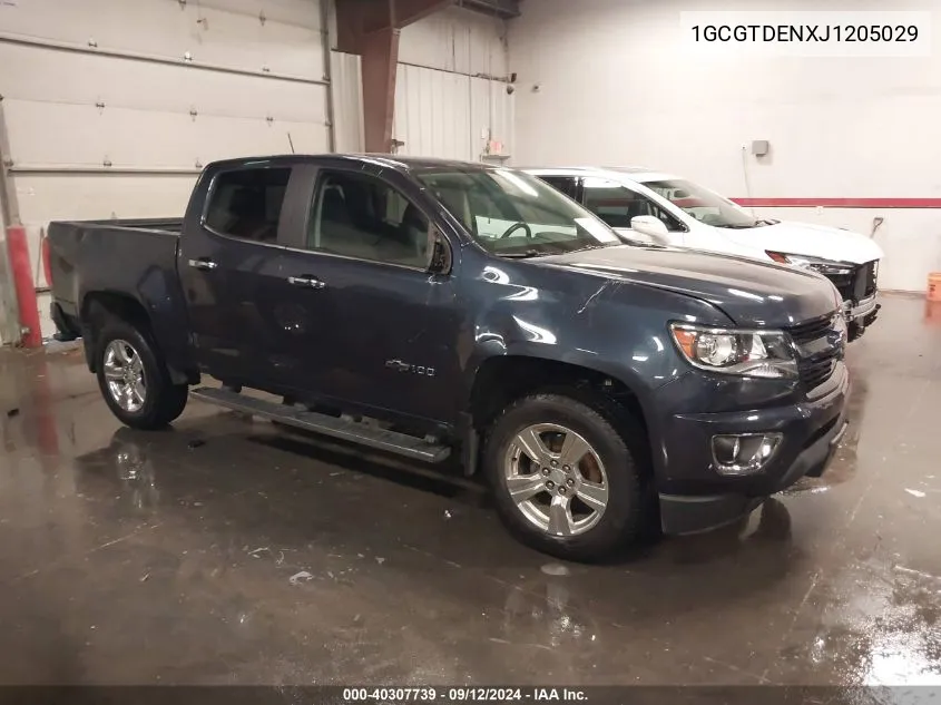 1GCGTDENXJ1205029 2018 Chevrolet Colorado Z71