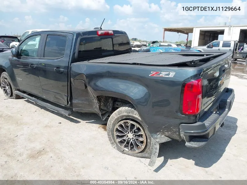 2018 Chevrolet Colorado Z71 VIN: 1GCPTDE1XJ1129664 Lot: 40354984