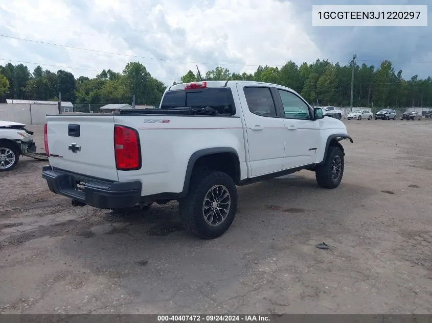 2018 Chevrolet Colorado Zr2 VIN: 1GCGTEEN3J1220297 Lot: 40407472