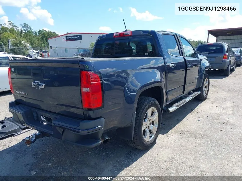 2018 Chevrolet Colorado Z71 VIN: 1GCGSDEN9J1298466 Lot: 40409447