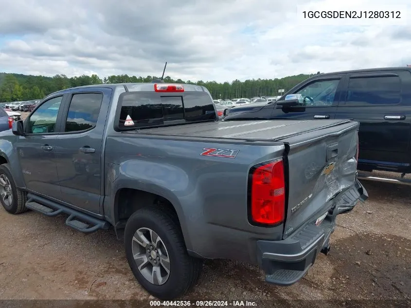 1GCGSDEN2J1280312 2018 Chevrolet Colorado Z71