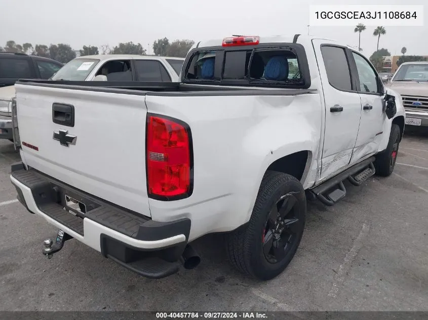 1GCGSCEA3J1108684 2018 Chevrolet Colorado Lt