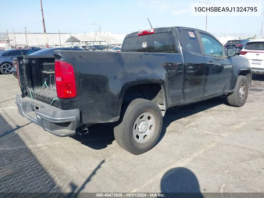 1GCHSBEA9J1324795 2018 Chevrolet Colorado Wt