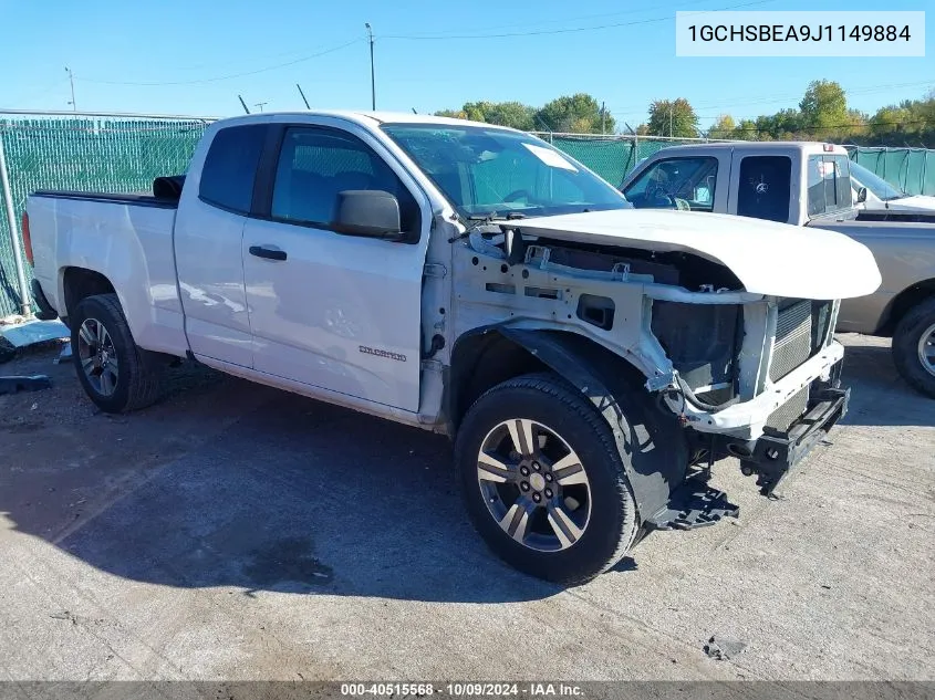 2018 Chevrolet Colorado Wt VIN: 1GCHSBEA9J1149884 Lot: 40515568