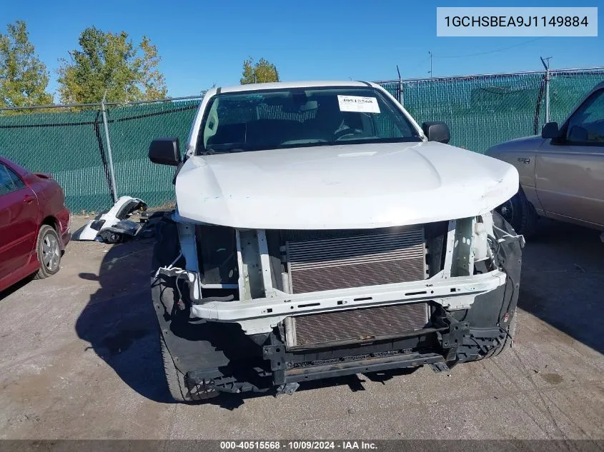 2018 Chevrolet Colorado Wt VIN: 1GCHSBEA9J1149884 Lot: 40515568